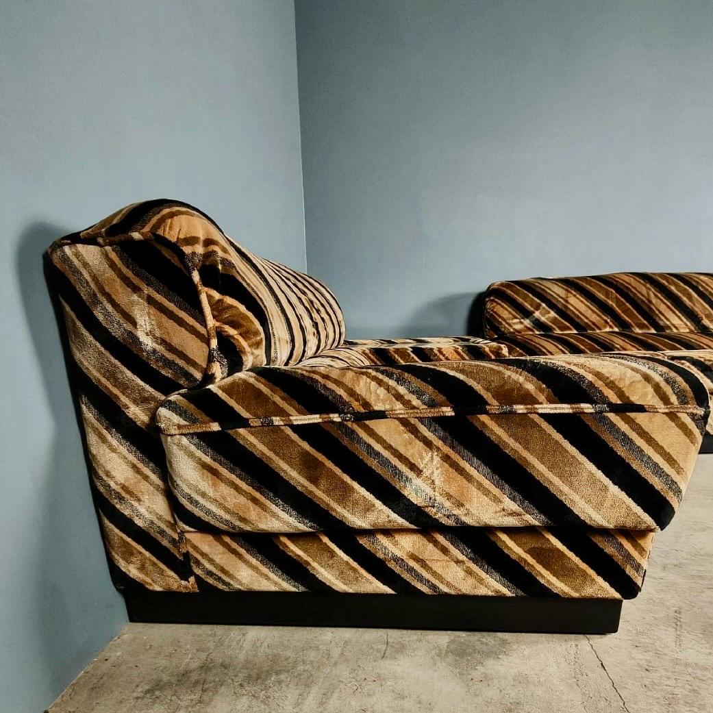 SOLD Mid Century Modular Geometric Corner Sofa By Englender Vintage Retro MCM