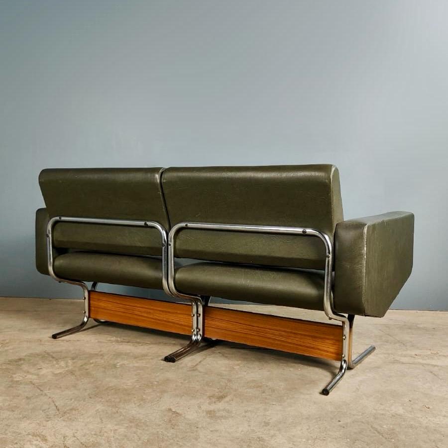 SOLD Mid Century Sofa Or Chairs 'Caracas' By Pierre Guariche For Meurop Vintage Retro