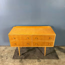 Meredew Oak Sideboard/Chest Of Drawers Mid Century Vintage Retro MCM