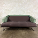 Greaves & Thomas Green Four Seater Sofa Bed Mid Century Vintage Retro MCM