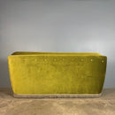 SOLD Mid Century Three Seater Sofa Green Velvet Vintage Retro MCM