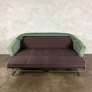 Greaves & Thomas Green Four Seater Sofa Bed Mid Century Vintage Retro MCM