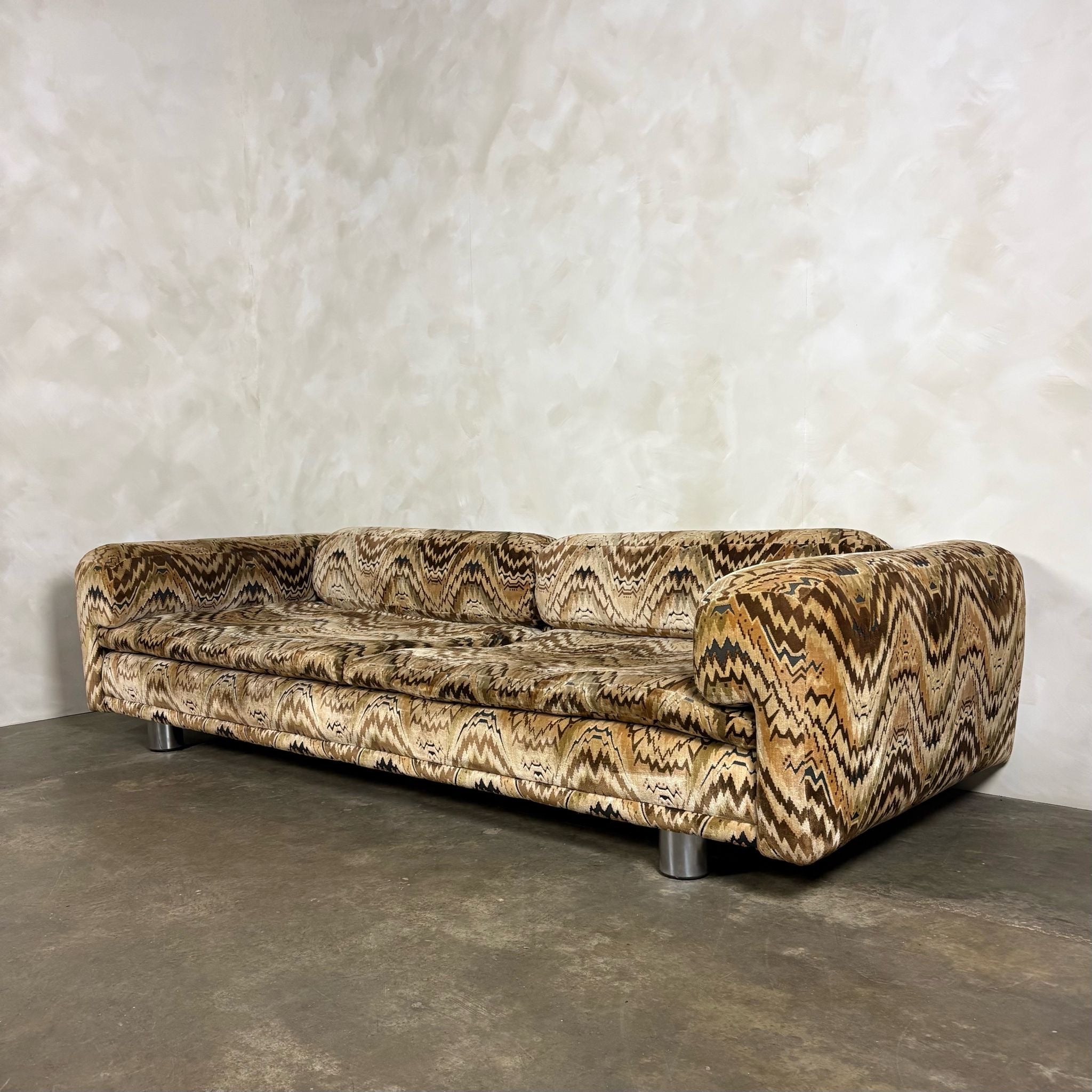 Howard Keith Original Diplomat Three Seater Sofa By HK London Diplomat Mid Century Vintage Retro MCM