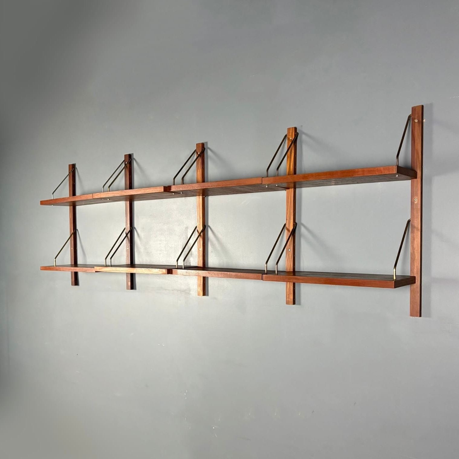 SOLD Mid Century Poul Cadovius Royal System Cado Teak Wall Unit Vintage Retro MCM Set 5