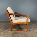 Mid Century Danish Juul Kristensen Teak Three Seater Sofa Vintage Retro MCM