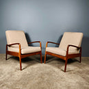 SOLD Greaves & Thomas Pair Of Lounge Chairs Mid Century Vintage Retro MCM