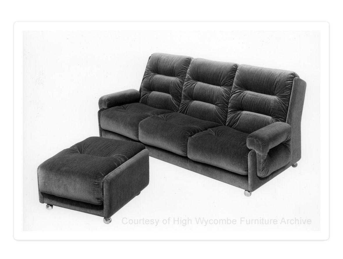 Mid Century G Plan Melissa Three Seater Sofa Leather Vintage Retro MCM