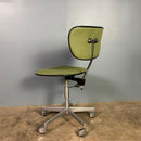 SOLD Green Danish Office Kevi Swivel Chair By Jørgen Rasmussen For Labofa Mobler Mid Century Vintage Retro MCM