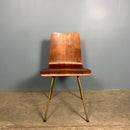 Sligh Lowry American Walnut Tambour Desk and Chair Mid Century Vintage MCM Retro