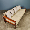 SOLD Mid Century Danish Three Seater Sofa Vintage Retro MCM