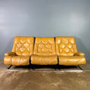 SOLD Tetrad Modular Nucleus Three Seater Sofa/Leather Chairs Mid Century Vintage Retro MCM
