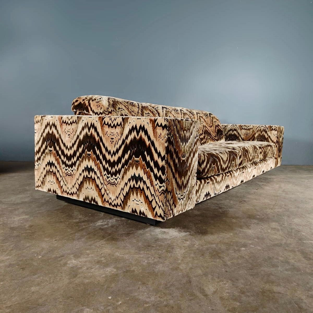 SOLD Howard Keith Original Barbican Three Seater Sofa By HK London Mid Century Vintage Retro MCM