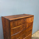SOLD Rosewood Danish Tall Boy/Chest Of Drawers Mid Century Vintage Retro MCM