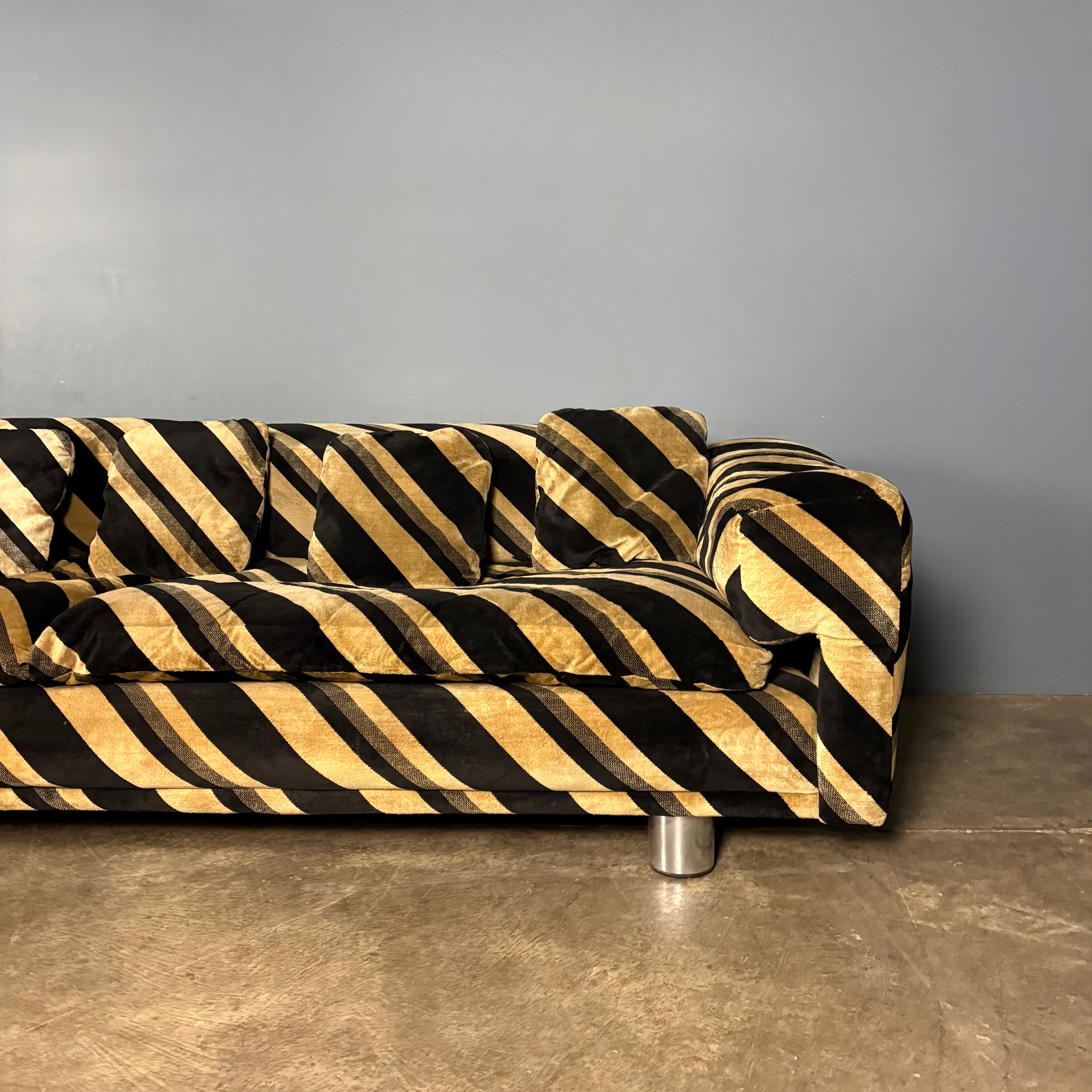 Howard Keith Original Diplomat Three Seater Sofa By HK London Diplomat Mid Century Vintage Retro MCM