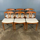 6 x Bramin Danish Teak Dining Chairs Mid Century Vintage Retro MCM