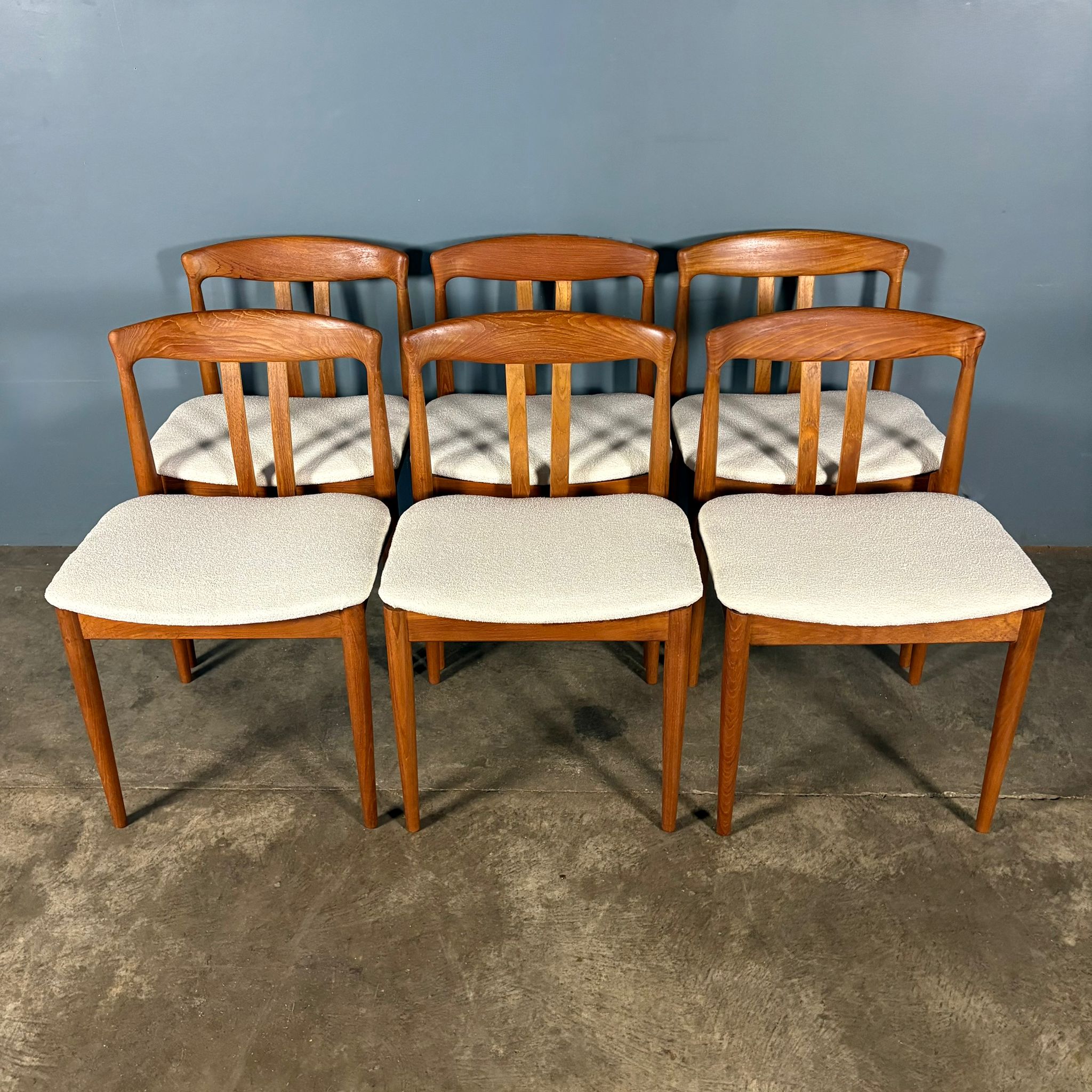 6 x Bramin Danish Teak Dining Chairs Mid Century Vintage Retro MCM