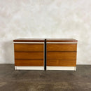 Pair Of Bedside Tables Bath Cabinet Makers BCM Mid Century Vintage Retro MCM