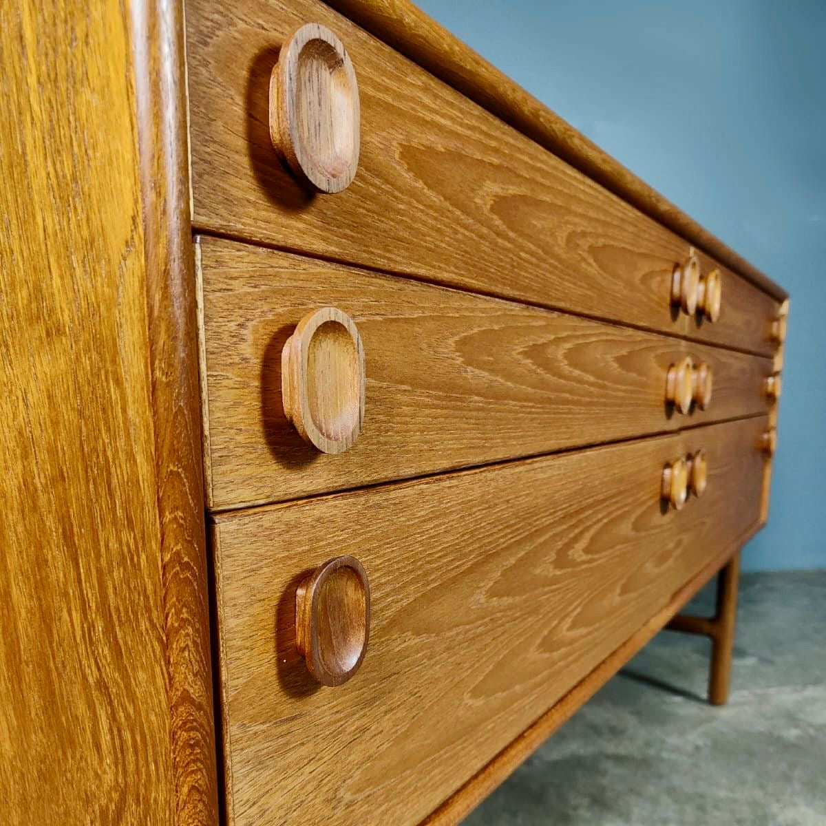 SOLD Mid Century Teak Chest Of Drawers/Sideboard Meredew Vintage Retro MCM