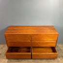 SOLD Large Teak Chest Of Drawers Mid Century Vintage Retro MCM