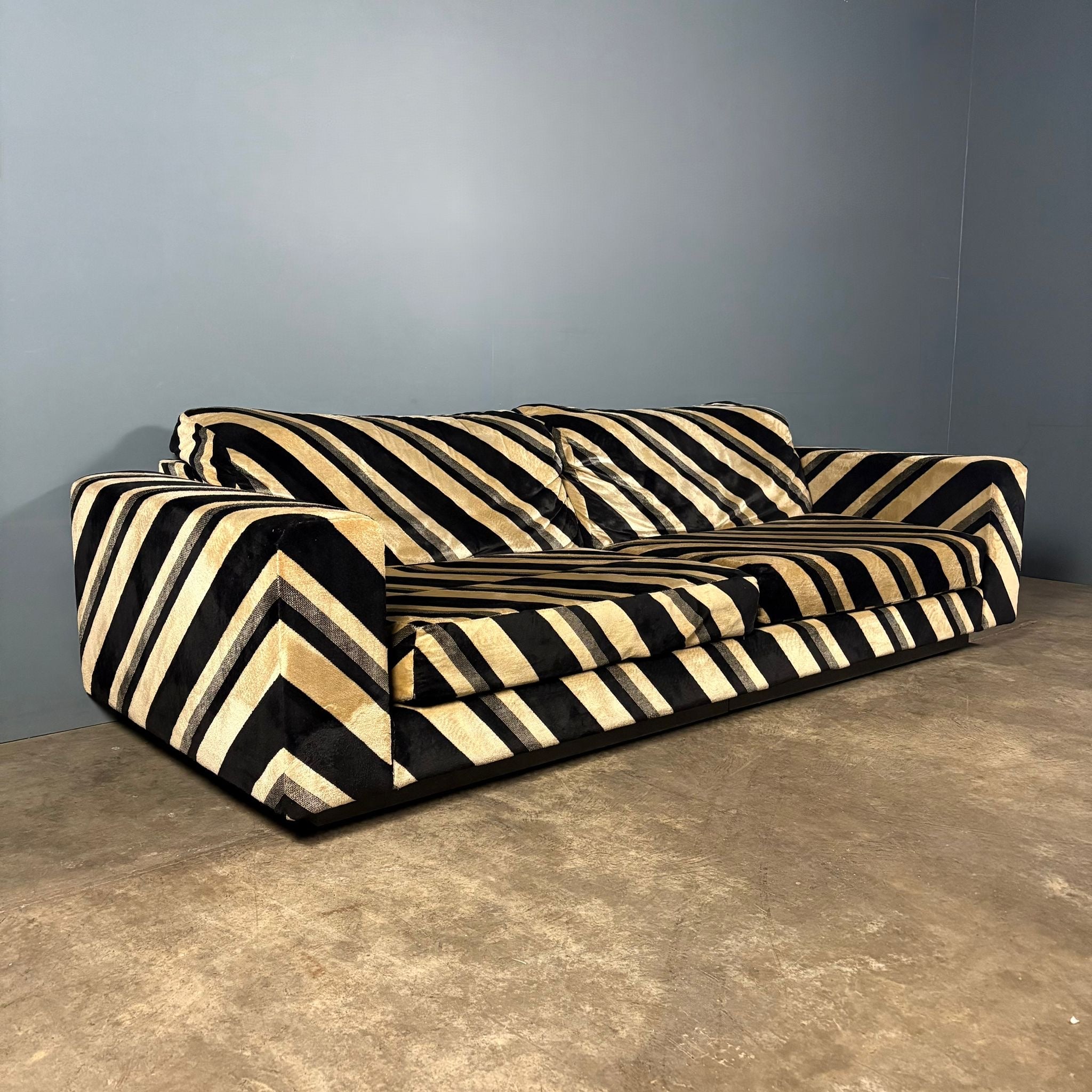 SOLD Howard Keith Original Barbican Matching Three Seater Sofa & Two Seater Sofa By HK London Diplomat Mid Century Vintage Retro MCM