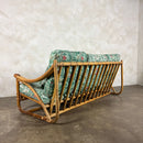 SOLD Mid Century Angraves Of Leicester Three Seater Sofa Invincible William Morris Bamboo Vintage Retro MCM