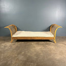 Mid Century Angraves Of Leicester Single Bed/Daybed Bamboo Cane & Rattan Vintage Retro MCM