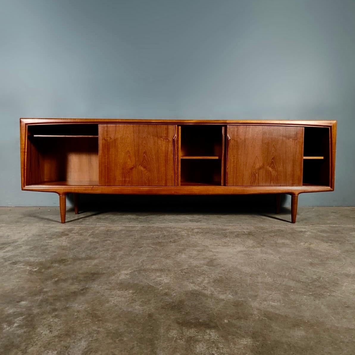 SOLD Mid Century Danish Sideboard Model 13 By Gunni Omann For Axel Christensen Odder ACO Møbler Vintage Retro MCM