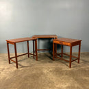 Danish Set Of Three Nest Of Tables Teak Mid Century Vintage Retro MCM