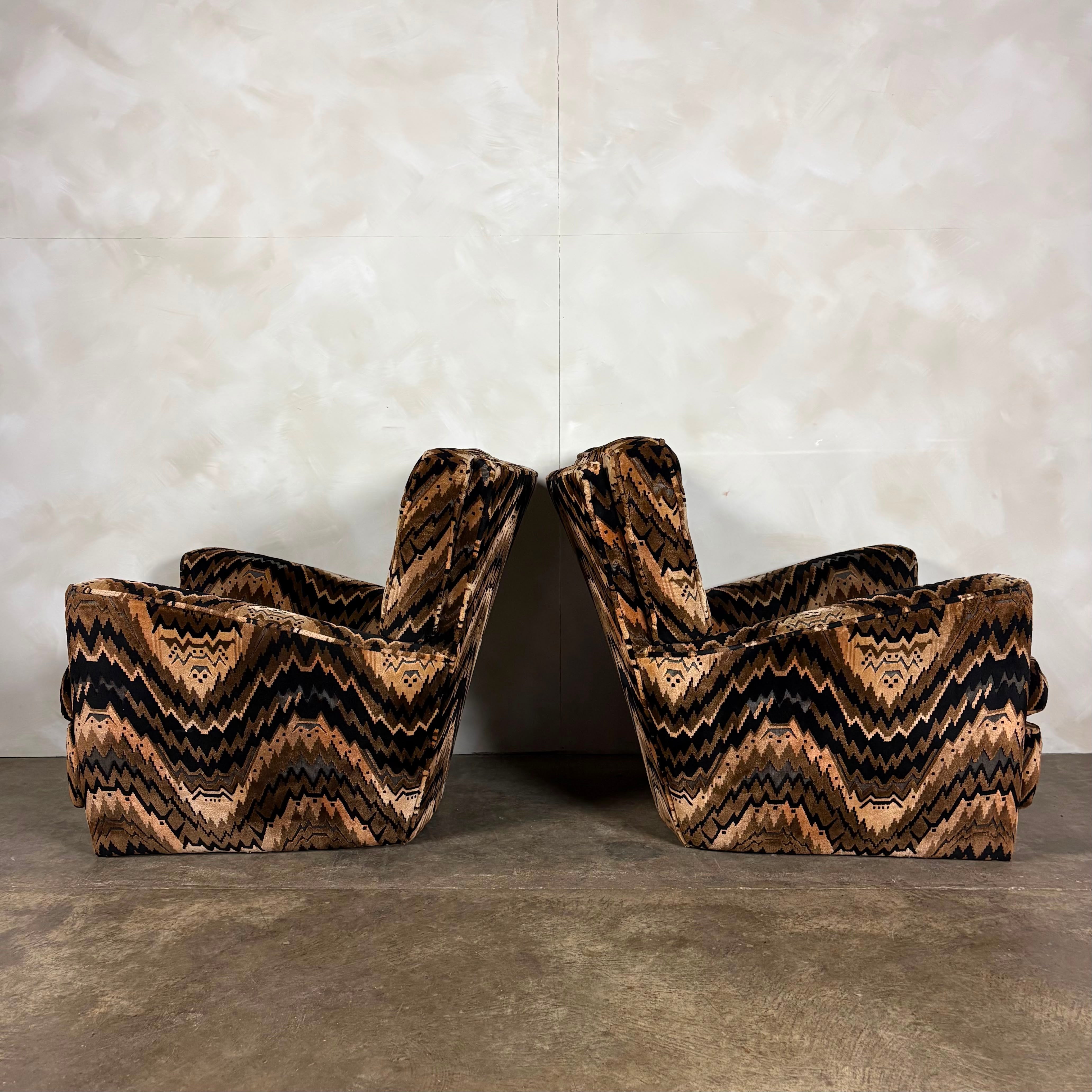 Howard Keith Original Pair Of Armchairs HK Diplomat Mid Century Vintage Retro MCM