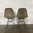Pair Of DSR Dining Chairs Charles & Ray Eames 1960s Mid Century Vintage Retro MCM