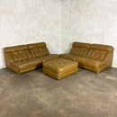 Tetrad Nucleus Leather Armchairs/Sofa Lounge Suite Mid Century Vintage Retro MCM