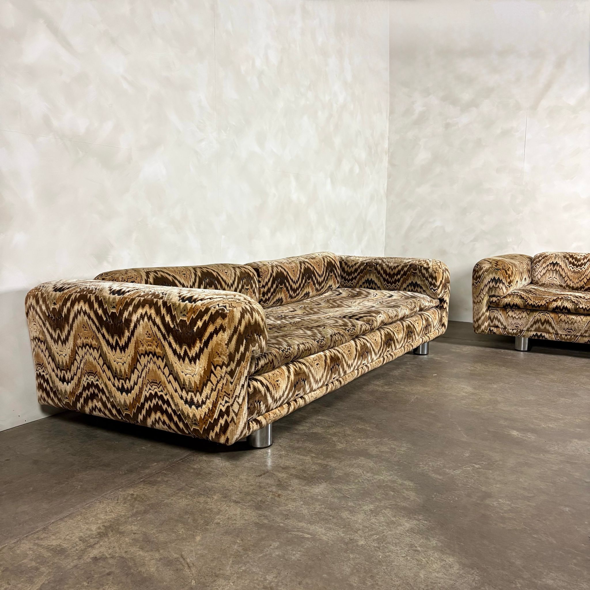 Howard Keith Original Diplomat Three Seater Sofa By HK London Diplomat Mid Century Vintage Retro MCM