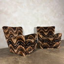 Howard Keith Original Pair Of Armchairs HK Diplomat Mid Century Vintage Retro MCM