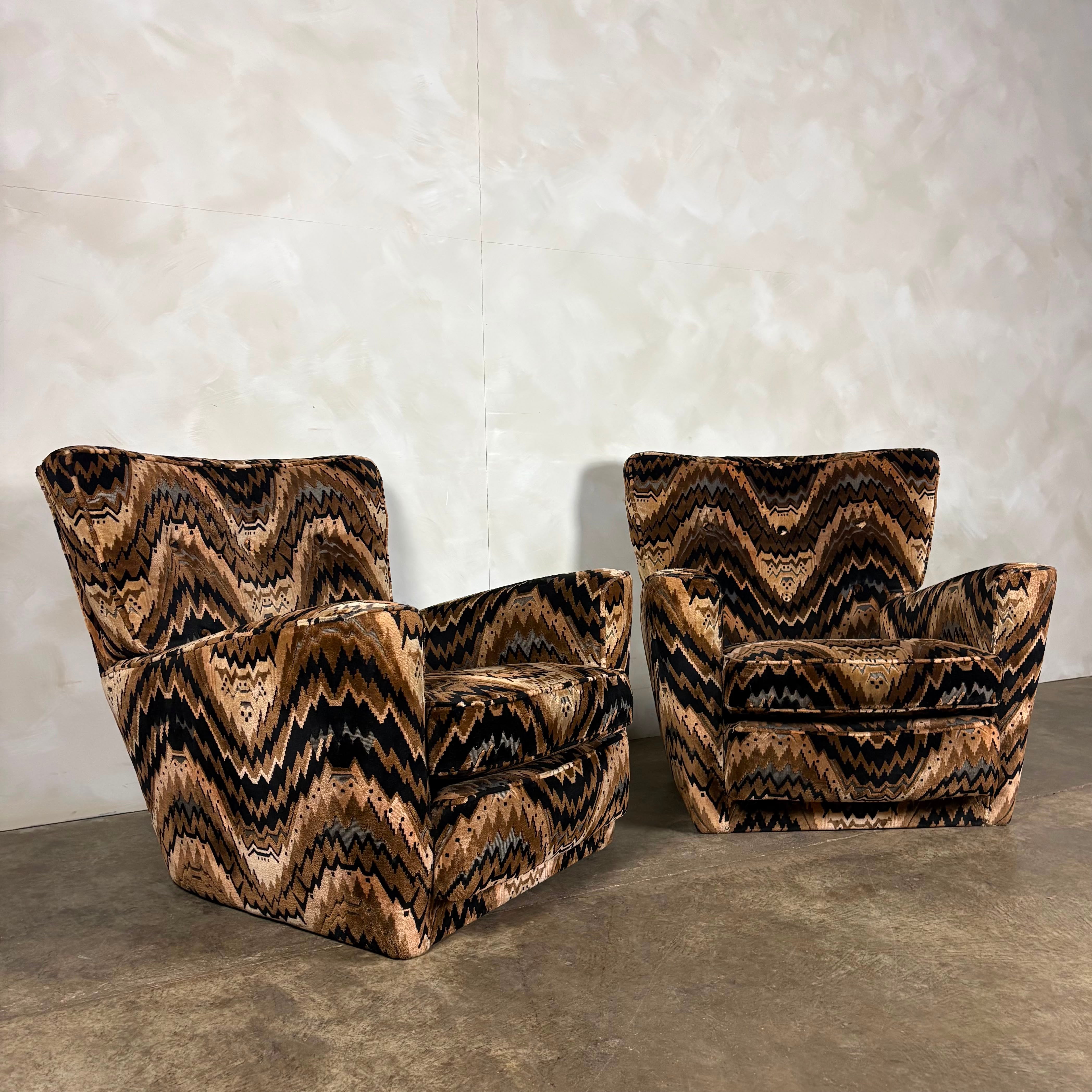 Howard Keith Original Pair Of Armchairs HK Diplomat Mid Century Vintage Retro MCM