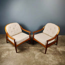 SOLD Greaves & Thomas Pair Of Lounge Chairs Mid Century Vintage Retro MCM