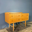 Meredew Oak Sideboard/Chest Of Drawers Mid Century Vintage Retro MCM