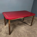 SOLD Six Red Marcel Breuer Cesca Dining Chairs & Matching Table Mid Century Vintage Retro MCM