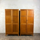SOLD Pair Of Matching Wardrobes Oak Heals Gordon Russell Style Mid Century Vintage Retro MCM