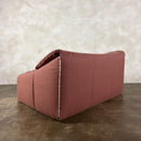 Pink Two Seater Sofa, Armchair & Footstool Annie Hiéronimus Ligne Roset 1980 Post Modern Cinna Mid Century Vintage Retro MCM
