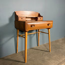 Ercol Model 437/439 Elm Windsor Writing Desk/Table & Matching Chair Mid Century Vintage Retro MCM