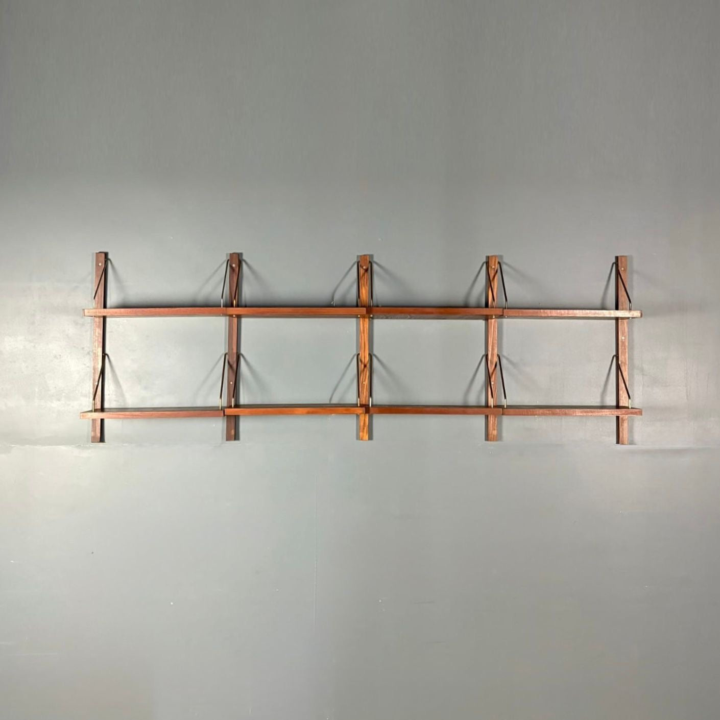 SOLD Mid Century Poul Cadovius Royal System Cado Teak Wall Unit Vintage Retro MCM Set 5