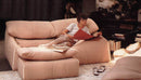 Pink Two Seater Sofa, Armchair & Footstool Annie Hiéronimus Ligne Roset 1980 Post Modern Cinna Mid Century Vintage Retro MCM