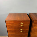 Pair Of Meredew Chest Of Drawers/Tall Boys/Dressers Mid Century Vintage Retro MCM