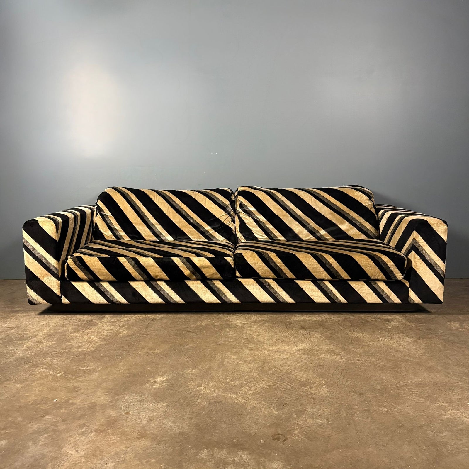 Howard Keith Original Barbican Matching Three Seater & Two Seater Sofa By HK London Diplomat Mid Century Vintage Retro MCM