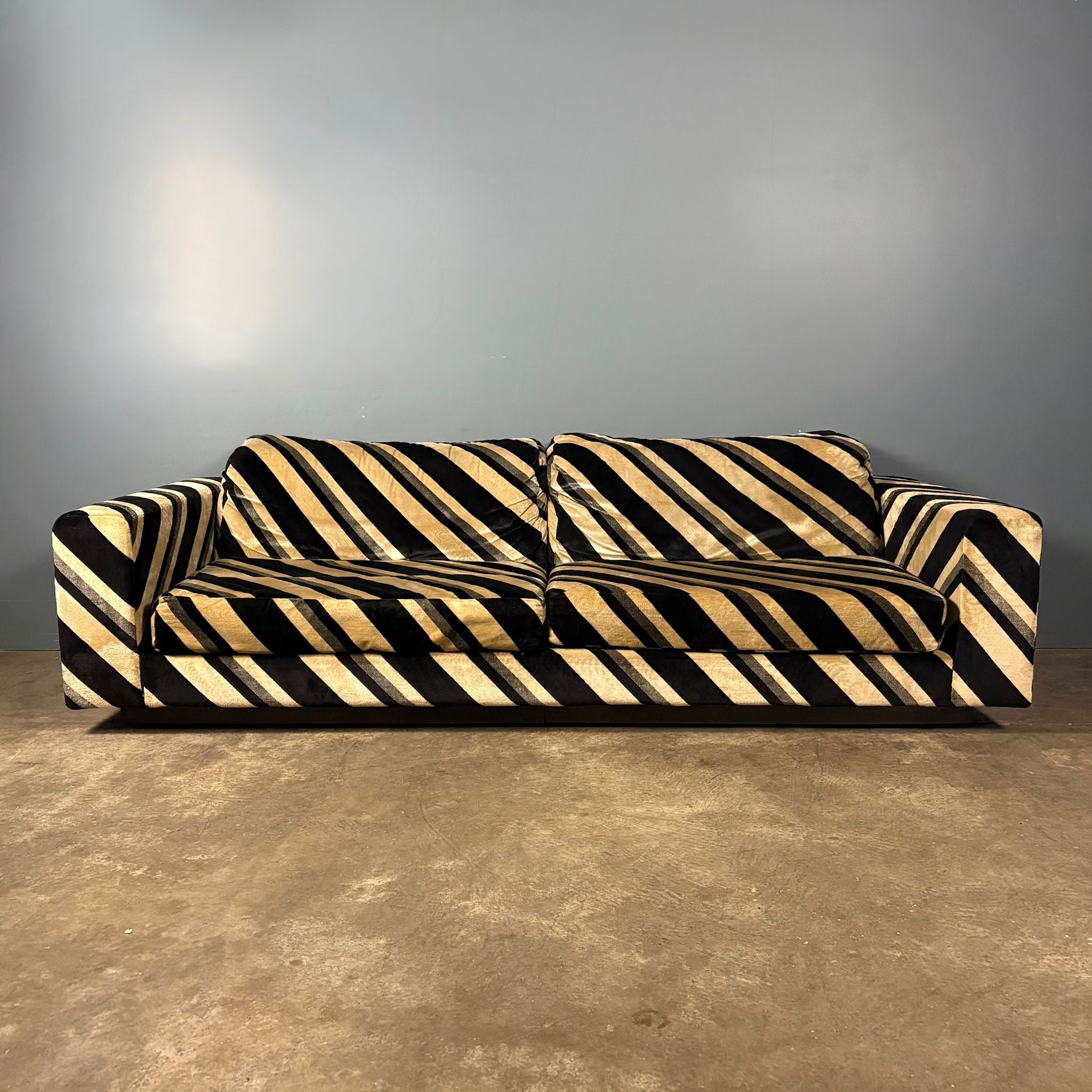 SOLD Howard Keith Original Barbican Matching Three Seater Sofa & Two Seater Sofa By HK London Diplomat Mid Century Vintage Retro MCM