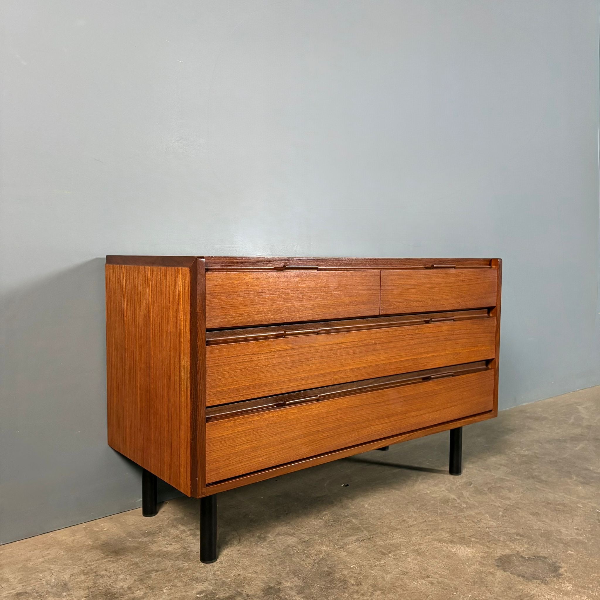 Mid Century Teak Chest Of Drawers Vintage Retro MCM