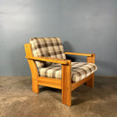 Pine Armchair Mid Century Vintage Retro MCM