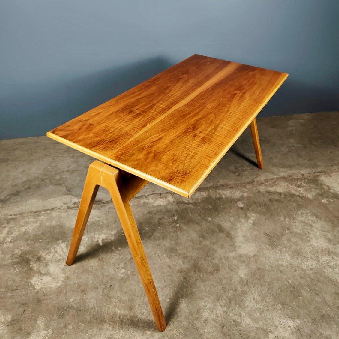 SOLD Mid Century Hillestak Dining Table Or Desk By Robin Day For Hille Vintage Retro MCM