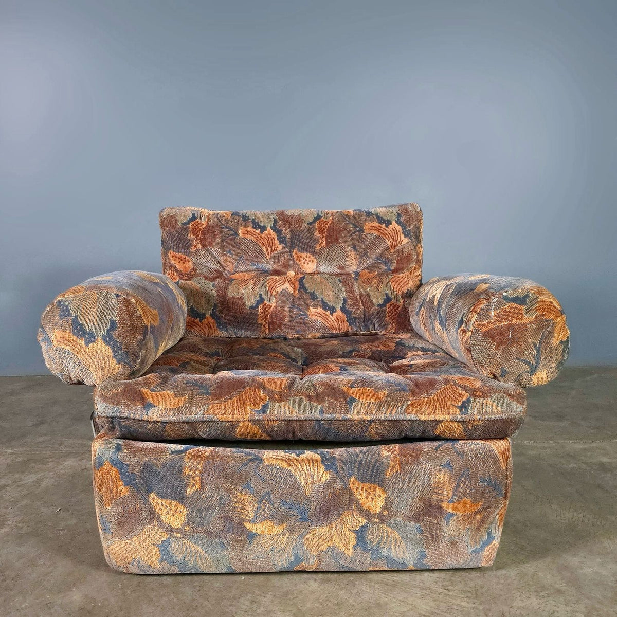 Retro Style Module Chair SOLD Mid Century Modular Fabric Sofa & Swivel Lounge Chair Vintage Ret ...