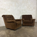 SOLD Mid Century G Plan Bronte Brown Armchair Vintage Retro MCM